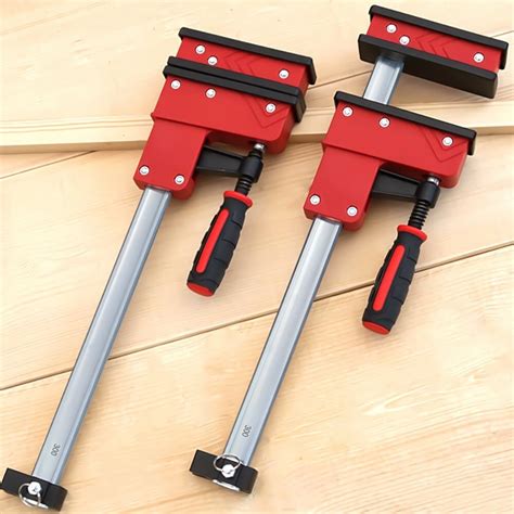 2 Packs 12 Inch 16 Inch Heavy Duty Parallel F Clamps Bar Clamps 95mm