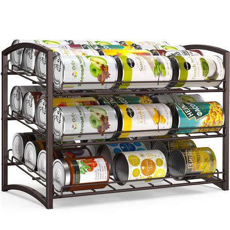 Buy FURNINXS Can Rack Organizer 3 Tier Stackable Can Holder Dispenser