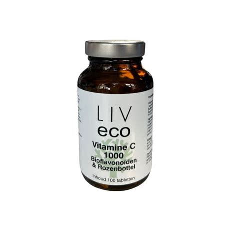 Vitamine C1000 Bioflavonoïden Rozenbottel Liv Eco nl