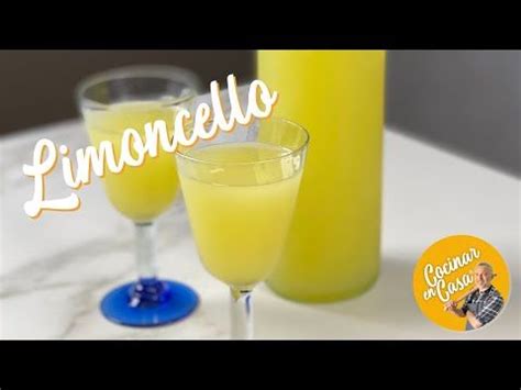 Limoncello Casero Licor De Lim N Limoncello Homemade Caseros