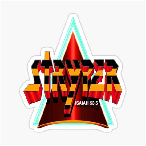 "Stryper band logo " Sticker for Sale by MySTREETN86 | Redbubble