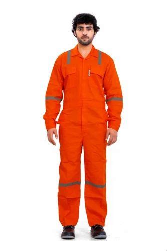 Orange Cotton Boiler Suit For Workwear Model Name Number Uno O At Rs