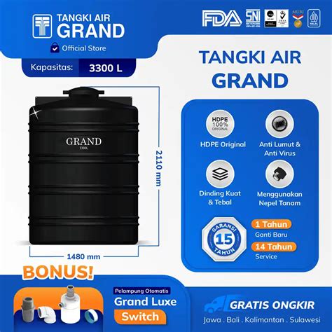 Tangki Air Grand 3300 Liter Produsen Tangki Air 1