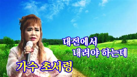 대전에서내려야하는데 초서령 가수원곡 나대길 가로등예술단 용두산공원 상설야외무대 Youtube