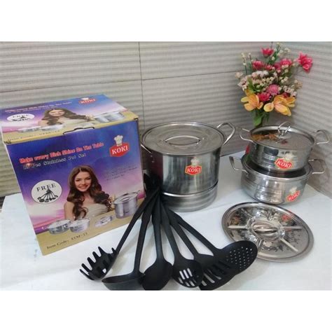 Jual Panci Steamer Stock Pot Kukusan Set In Happycall Quality