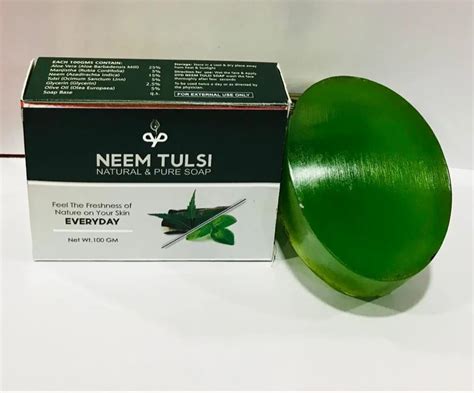 Neem Tulsi Soap Packaging Type Third Party At Rs Piece In Karnal