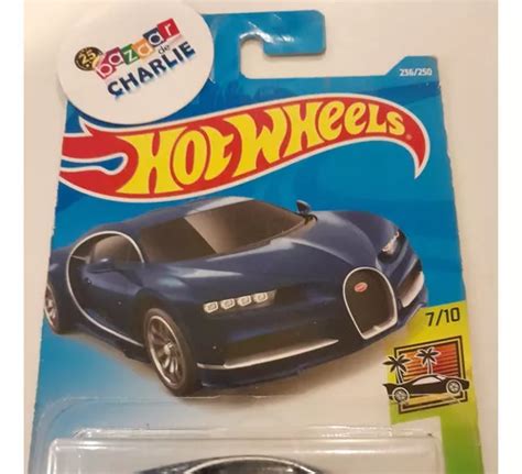 Hot Wheels Bugatti Chiron Azul MercadoLibre