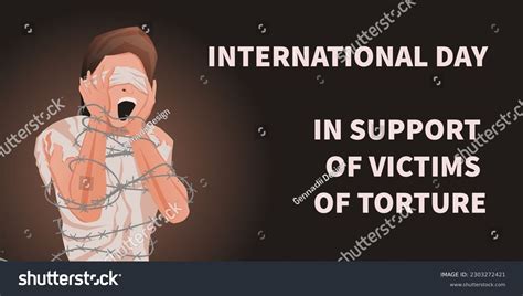 International Day Support Victims Torture Vector Stock Vector Royalty