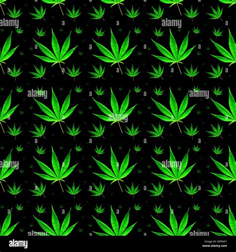 marijuana or cannabis leaves seamless background pattern wallpaper ...