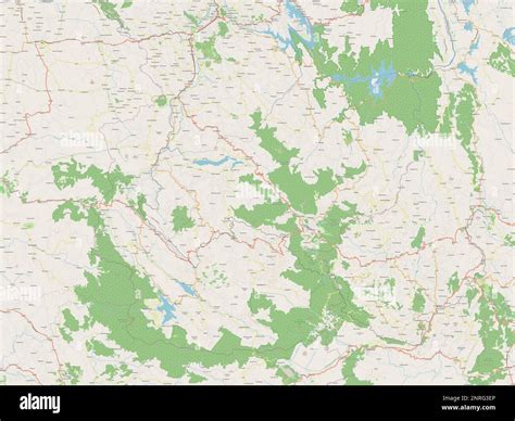 Nuwara Eliya District Of Sri Lanka Open Street Map Stock Photo Alamy