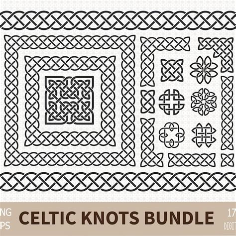 Celtic Knots Border Etsy