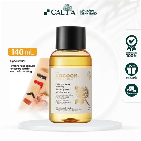 Nước Tẩy Trang Cocoon Chiết Xuất Hoa Hồng Làm Sạch Sâu Dịu Da Cấp Ẩm