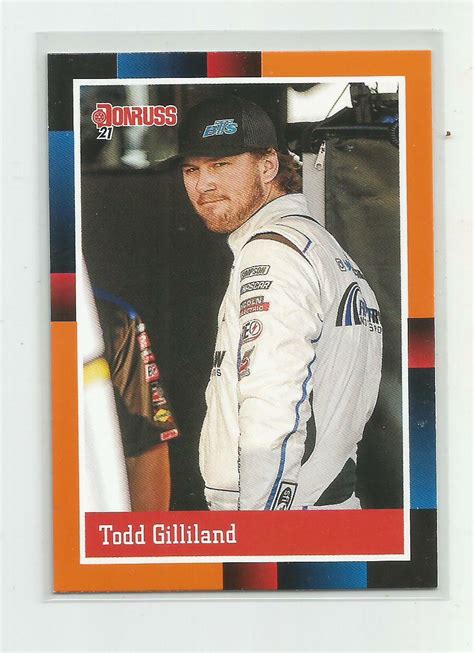 Donruss Todd Gilliland Retro Orange Ebay