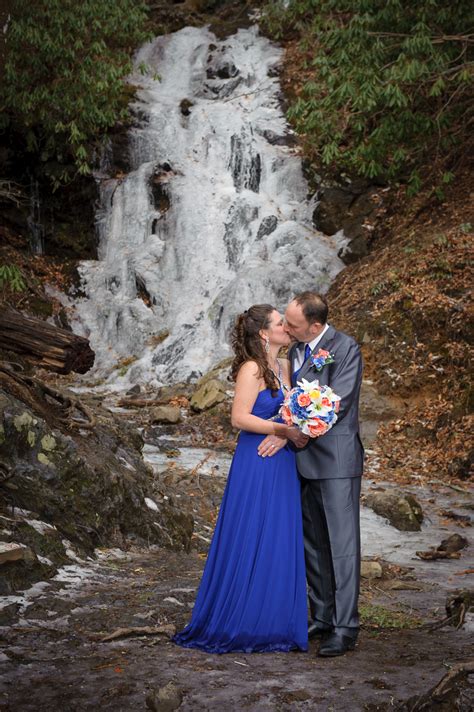 Waterfall Wedding In The Smoky Mountains