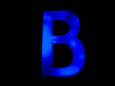 Blue Letter B