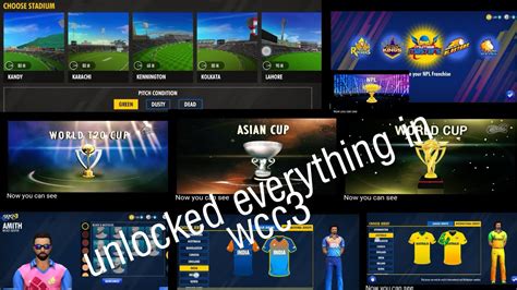 Wcc3 Mod Apk Unlocked Everythingnplmy Careerworld Cupall Jerseysall Styles🏏🏏🏏