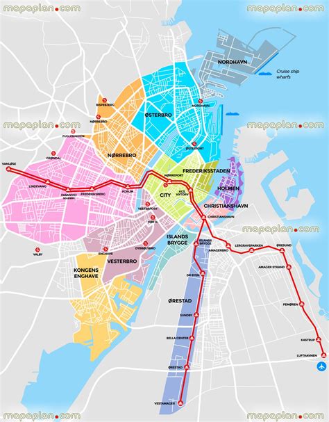 Cartes Et Plans Détaillés De Copenhague