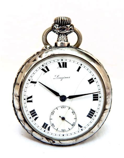 Antique Pocket Watch LONGINES Open Face Style Art Gem