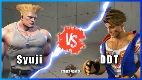 Sf Syuji Guile Vs Ddt Luke Street Fighter Youtube