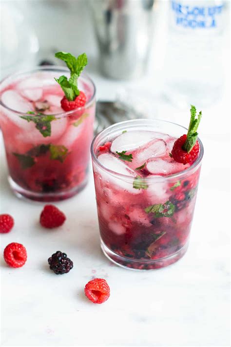 Muddled Raspberry Mojito Recipe Superman Cooks