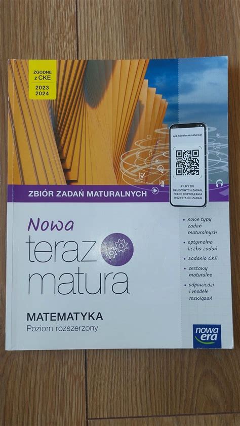 Nowa teraz matura 2023 i 2024 matematyka poziom rozszerzony zbiór zad