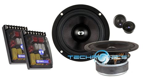 Cdt Audio Hd 42 Car Stereo 4 Component Speakers System Tweeters