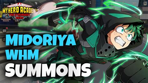 Midoriya Whm Summons My Hero Academia The Strongest Hero Youtube