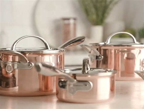 Williams Sonoma Thermo Clad Copper Piece Cookware Set Williams Sonoma