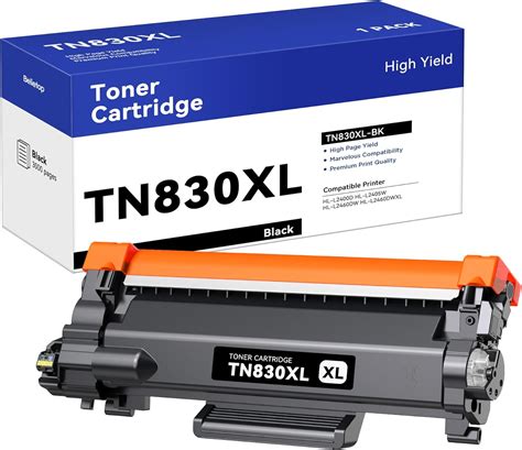 Tn830xl Toner Cartridge Replacement For Brother Tn830 Tn 830 Tn830 Xl Tn 830xl High