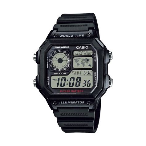 Casio Digital Men Watch Ae Wh Avdf Casio Mea