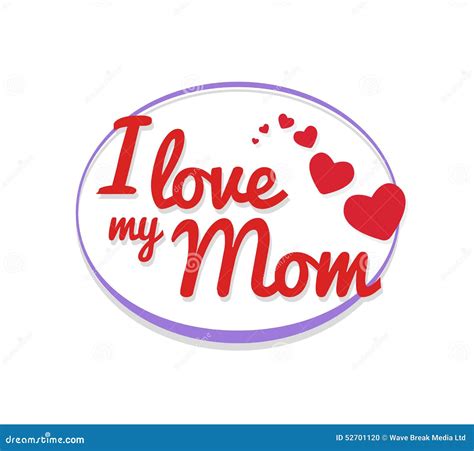 I Love My Mom Logo