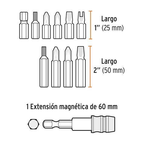 Ficha Tecnica Juego De Puntas Mixtas Largo Estuche Pl Stico Expert