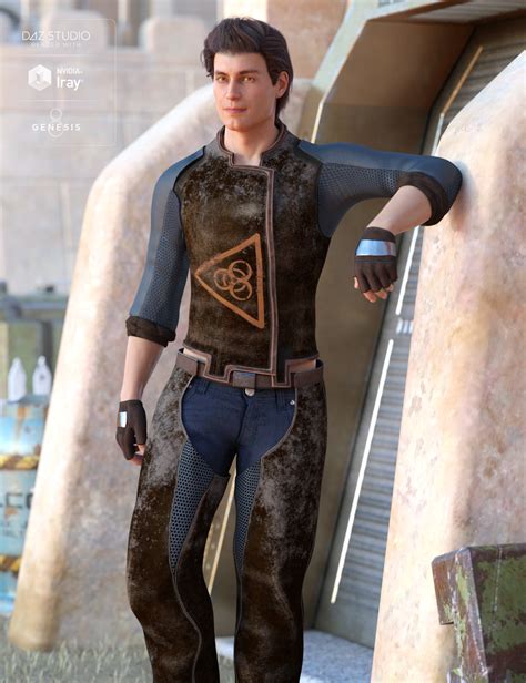 Sci Fi Settler Outfit For Genesis Male S Daz D