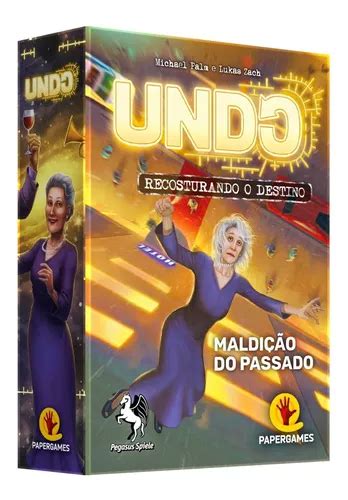 Jogo De Tabuleiro Undo Maldição Do Passado Papergames MercadoLivre