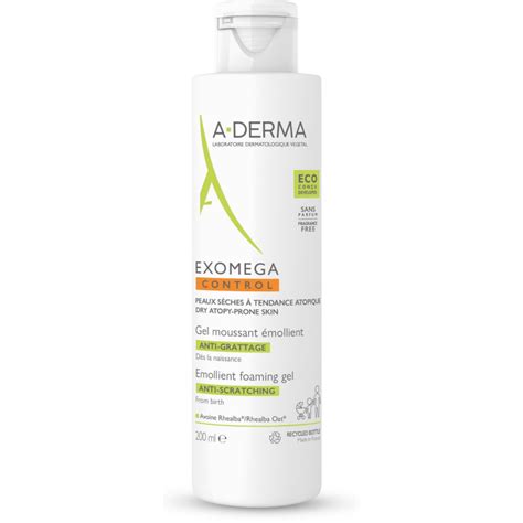 Aderma Exomega Control Gel Moussant Emollient Ml