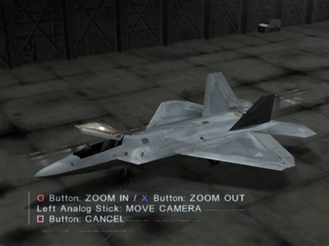 IGCD Net Lockheed Martin F 22A Raptor In Ace Combat 4 Shattered Skies