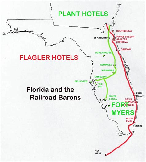 Railroad Map Of Florida Interactive Map