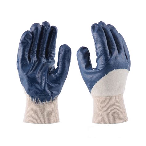 Fully Coated Gloves Blue Chemical Resistant Better Grip Heavy Duty