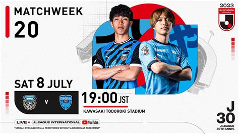 LIVE Kawasaki Frontale Vs Yokohama FC Matchweek 20 2023 J1