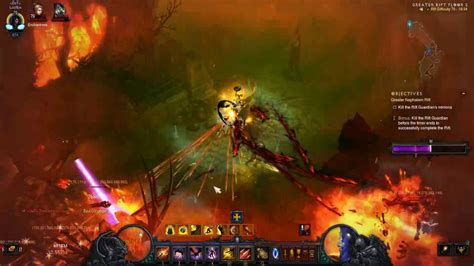 Diablo III Gamplay Completing Level 70 Greater Rift For Season Jouney