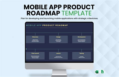 Simple Visio Roadmap Template In Google Docs Google Slides Google