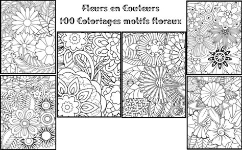 Fleurs En Couleurs Coloriage Fleurs Pour Adultes Livre De Coloriage