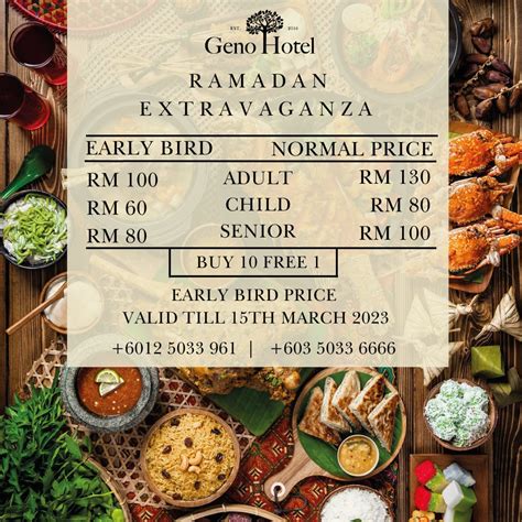 Buffet Ramadhan Extravaganza Geno Hotel Harga Review Ulasan