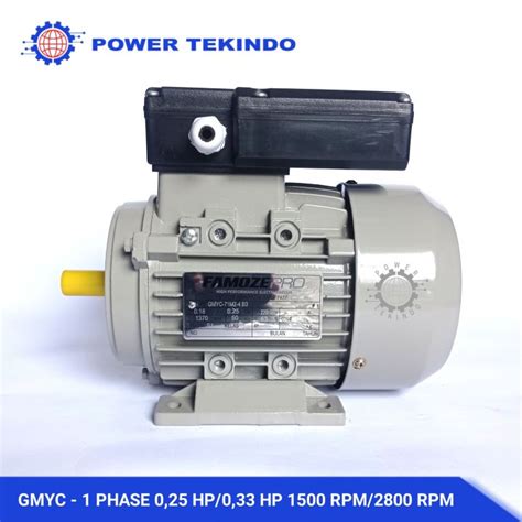 Famoze Pro Dinamo 0 25 HP 0 33 HP 1500 RPM 2800 RPM GMYC 1 4 PK 1 3