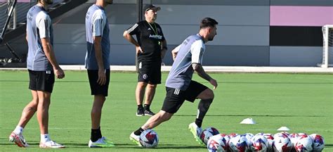 Messi Entrena Con El Inter Miami Por Primera Vez Desde Su Presentaci N