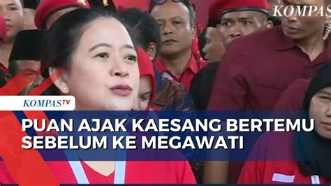 Puan Buka Suara Soal Rencana Kaesang Bertemu Megawati Youtube