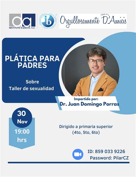 Taller De Sexualidad Para Padres De Familia De 4 5 Y 6 De Primaria