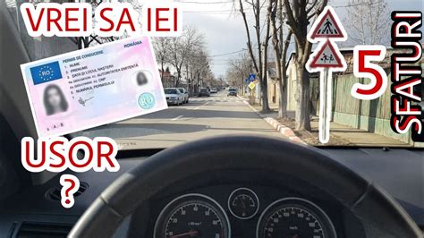 CUM SA IEI PERMISUL AUTO USOR 5 SFATURI PENTRU A IMPRESIONA