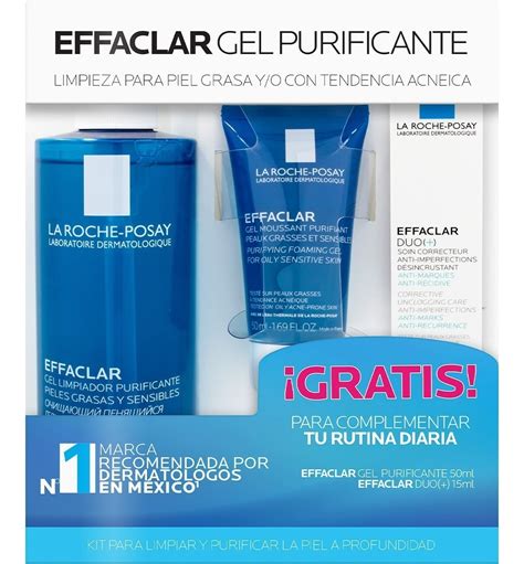 Kit Effaclar Gel Limpiador 400ml 50ml Effaclar Duo 15ml Envío gratis