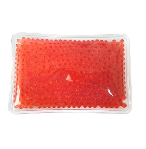 Hc R Rectangular Red Hot Cold Pack With Gel Beads